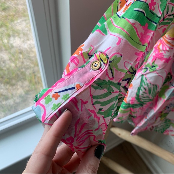 Lilly Pulitzer for Target Button Up Shirt - Picture 2 of 4